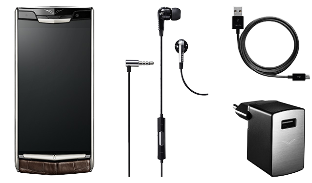 Vertu New Signature Touch Cocoa Alligator thời thượng